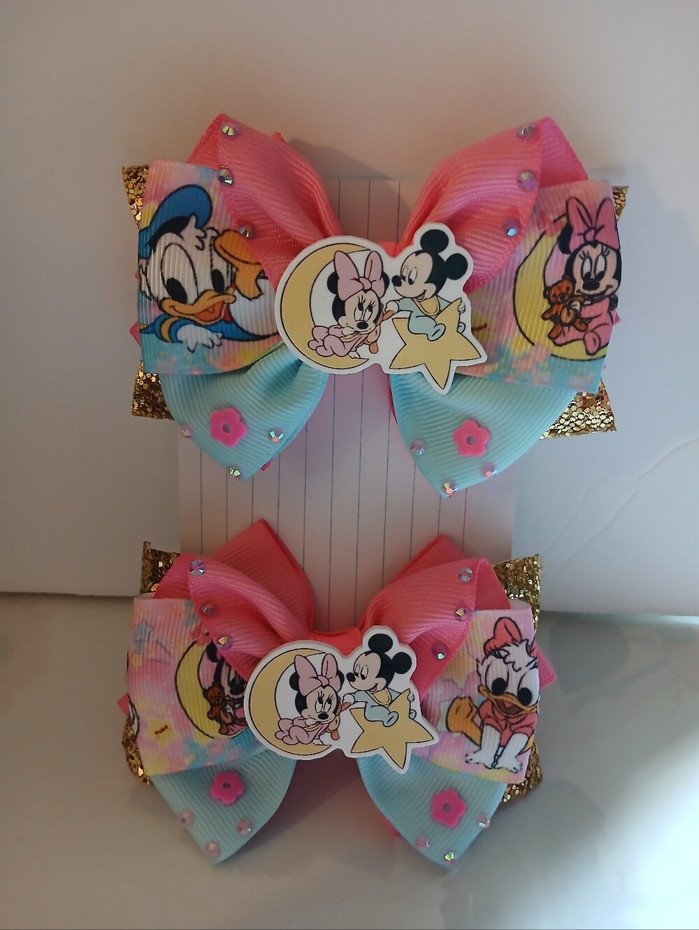 Hair Bows Set Minnie